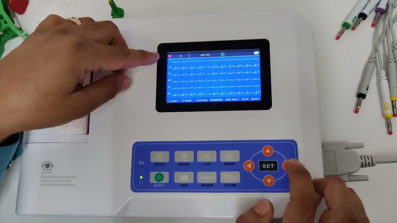 CONTEC 3 channel ECG Machine 300G