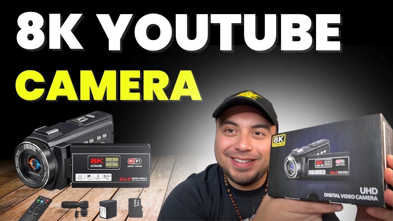 Камера YouTube 8K: сенсорный экран, ночное видение и 18-кратный зум