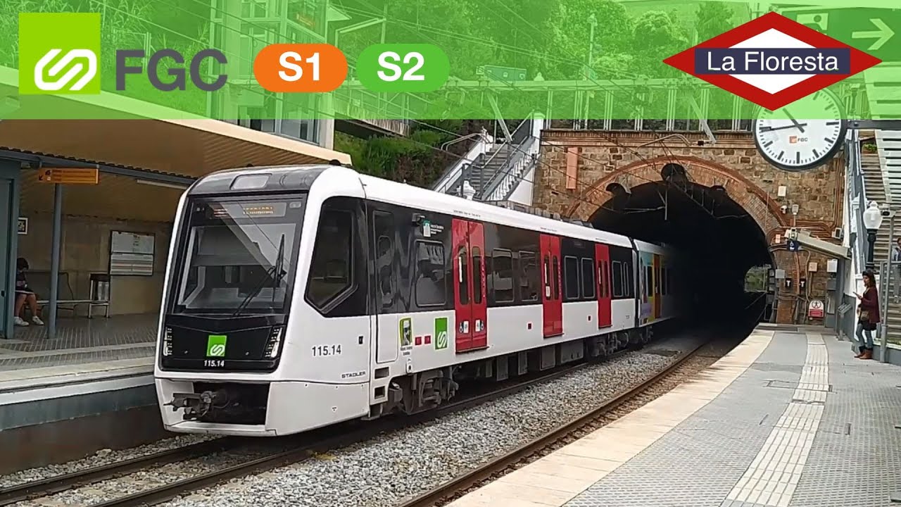 FGC La Floresta | Metro del Vallès S1 i S2 | UT 112, 113 i 115