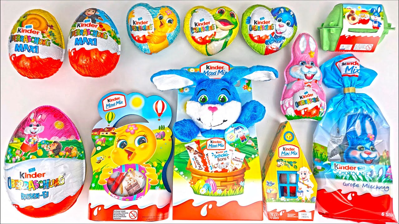 All versions - Kinder Surprise Eggs Easter 2025 - Big Unboxing!