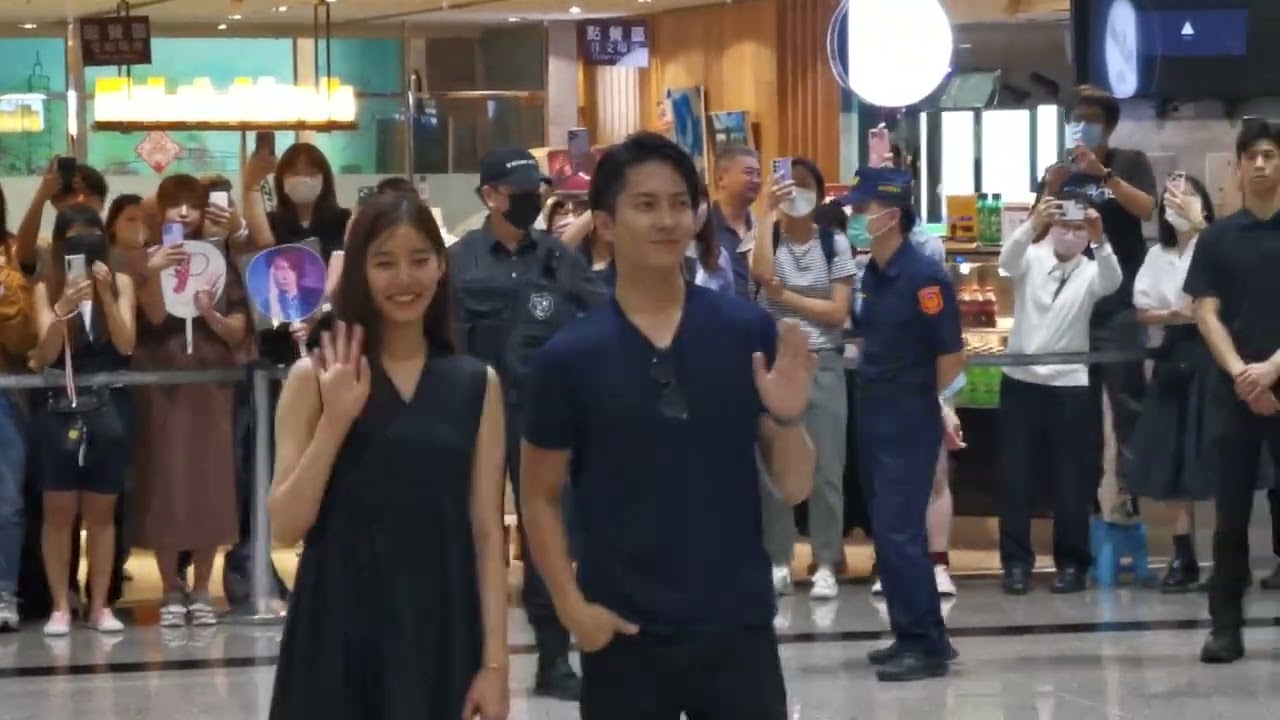 2023/06/25山下智久＆新木優子來台灣#山下智久#新木優子#接機