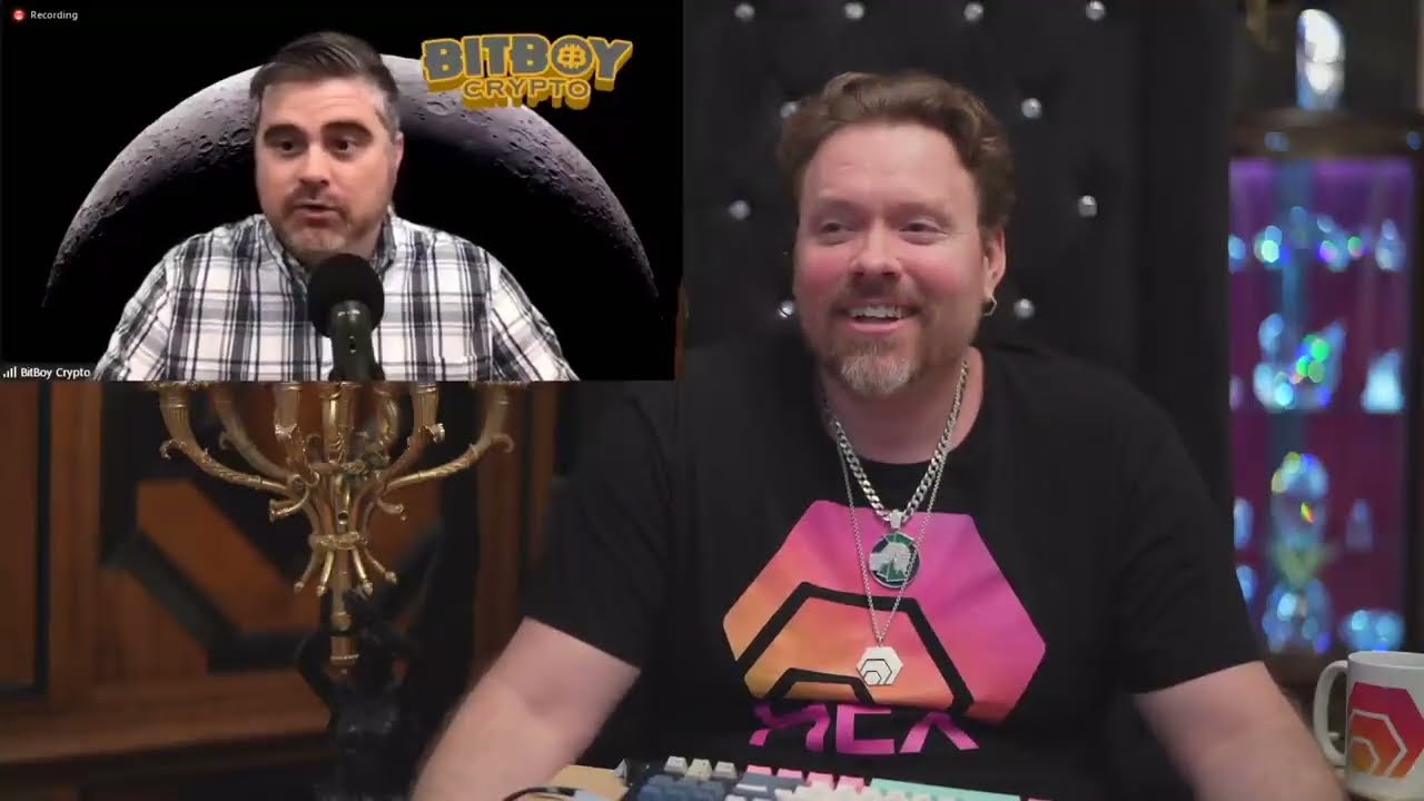 BitBoy telling Richard Heart his HEX went from $350 to $56,000 👀