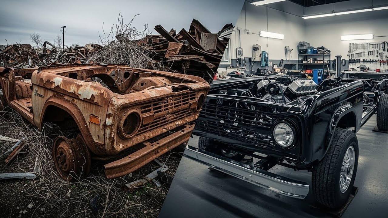 1972 Ford Bronco Found Rusted | Full Chassis Restoration ASMR