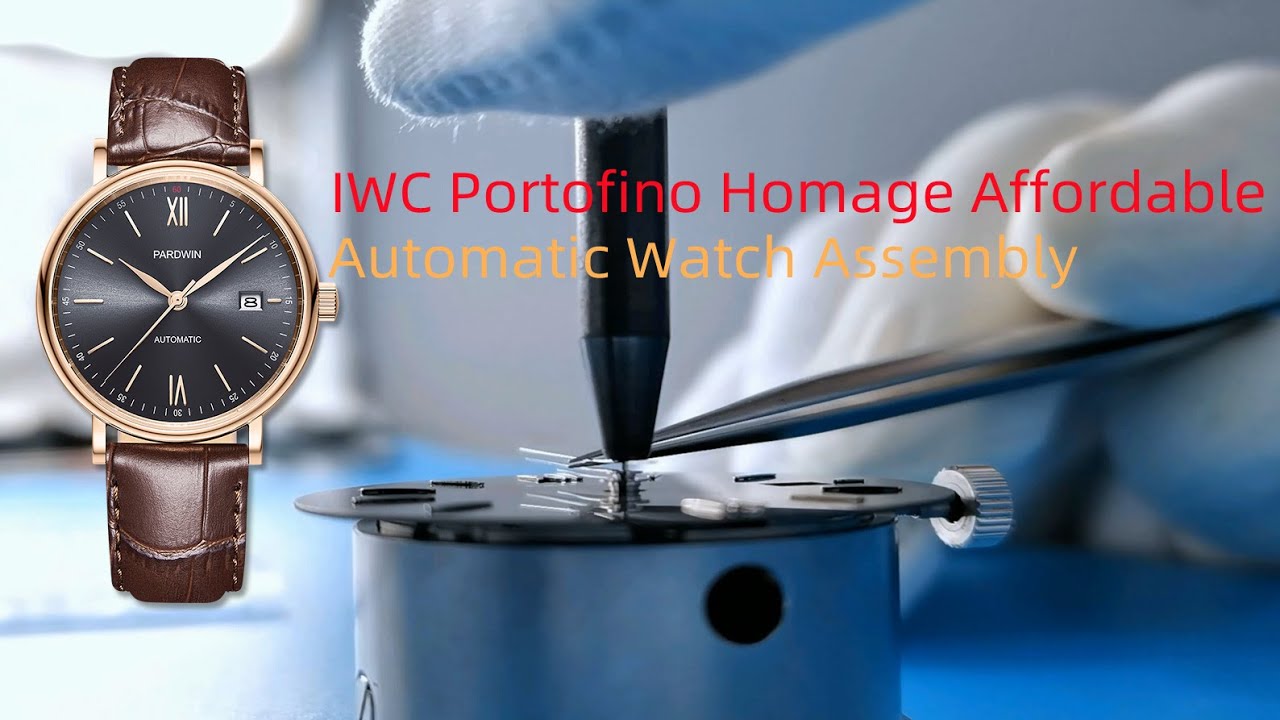Minimalist Automatic Watches Miyota 9015 Assembly IWC Portofino Homage Affordable