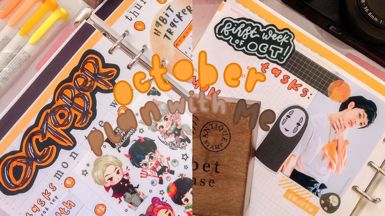 plan with me | october set up 2020 🎃