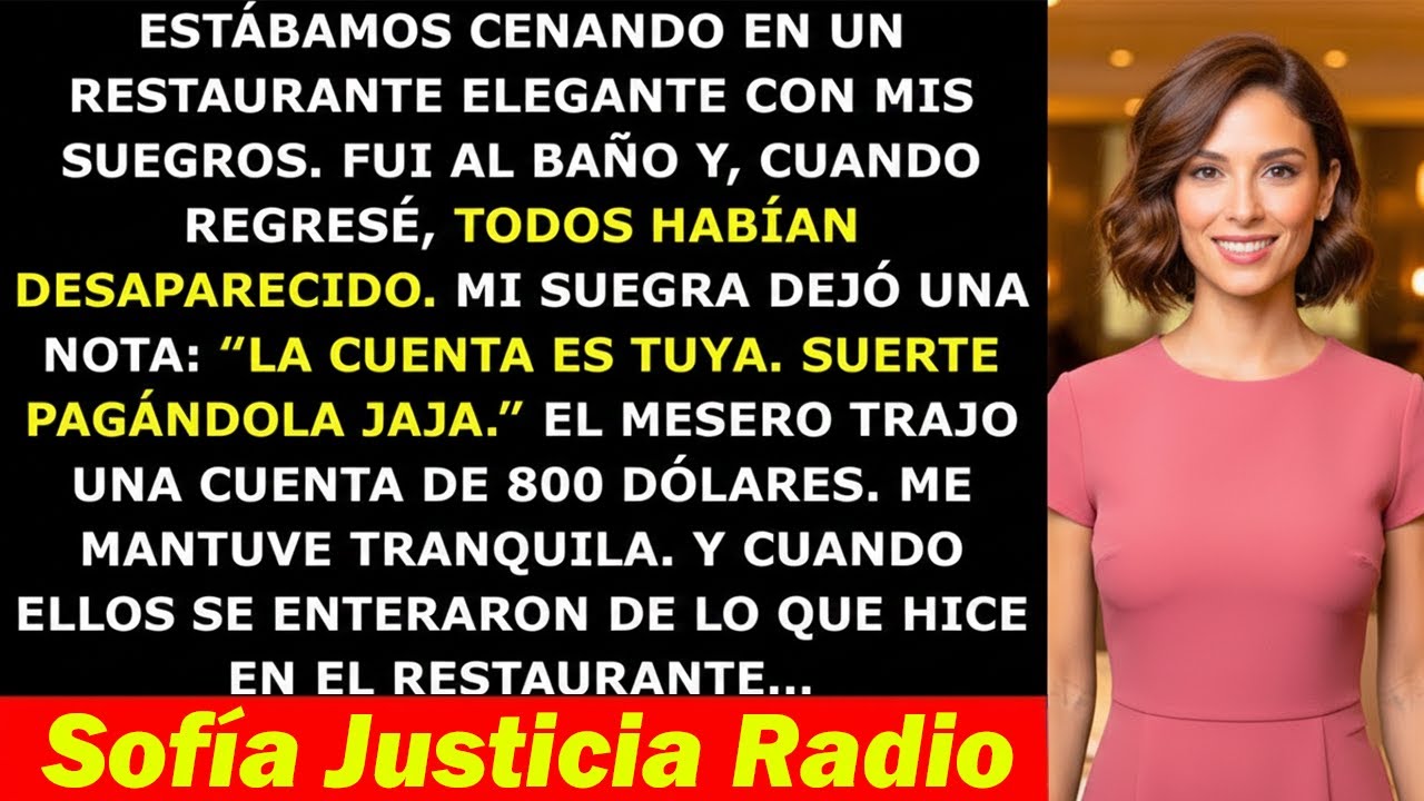 Mis Suegros Me Abandonaron en un Restaurante con una Cuenta Carísima — Cuando Supieron Lo Que Hice…