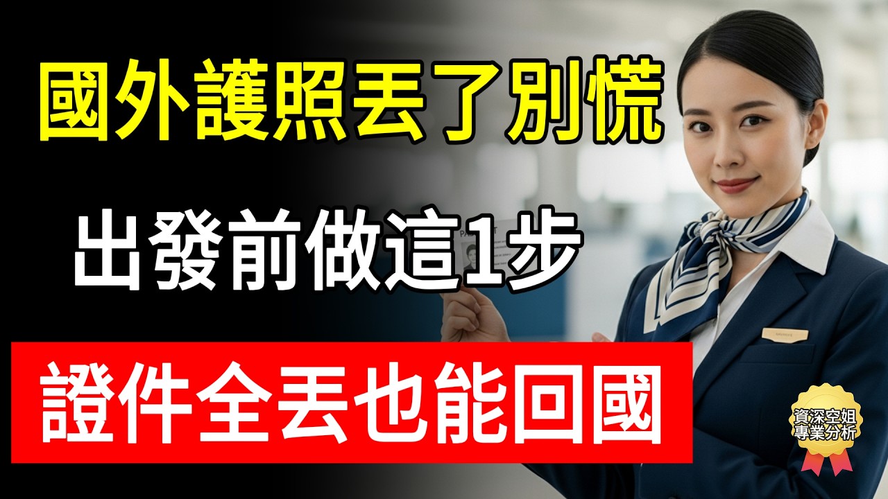 國外護照丟了別慌！出發前做這1步，證件全丟也能回國！#幸福百分百 #琳姐 #出國防盜 #護照遺失怎麼辦 #護照不見 #護照影印本 #臺灣駐外辦事處 #老人出國安全 #歐洲防小偷 #出入平安