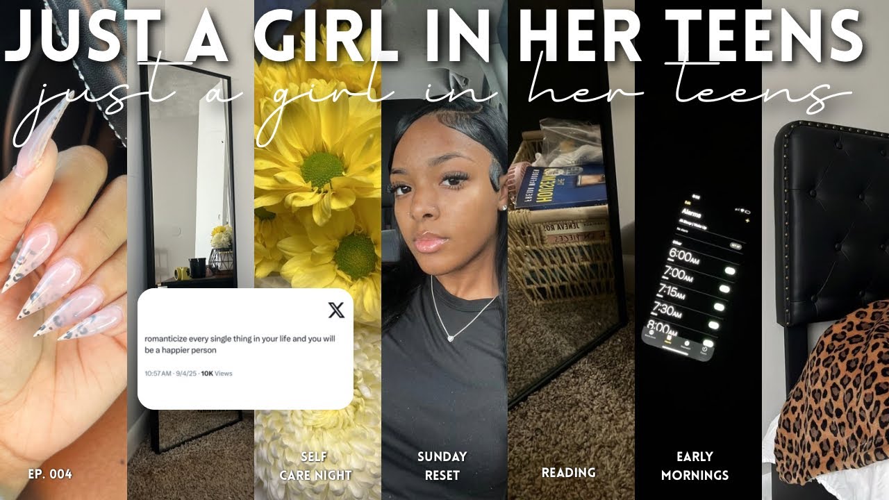 just a girl in her TEENS 004 💐 gym, self care night + back in routine + more!