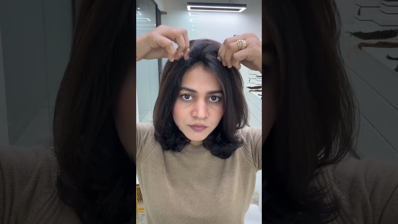 Небольшая накладка на голову | Тонкая макушка? Эта мини-накладка идеально впишется в ваш образ 