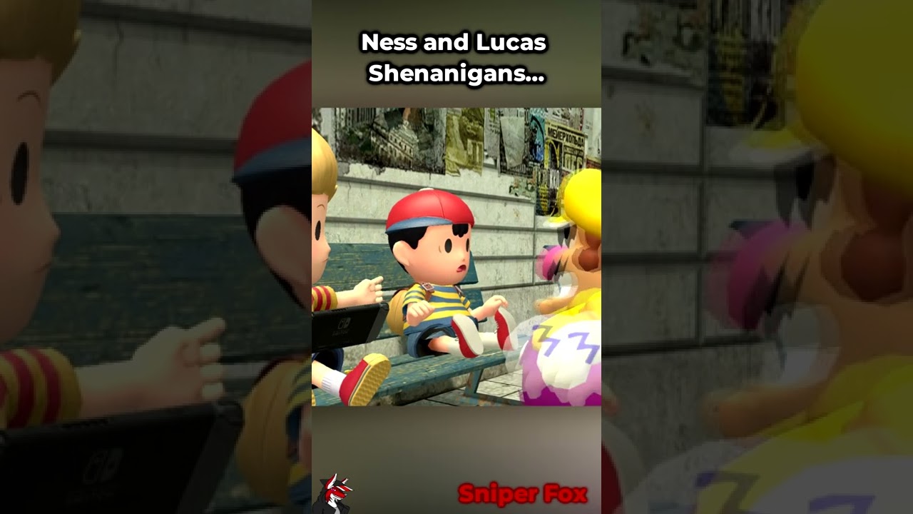 Super Smash Bros: Ness And Lucas Shenanigans... #shorts