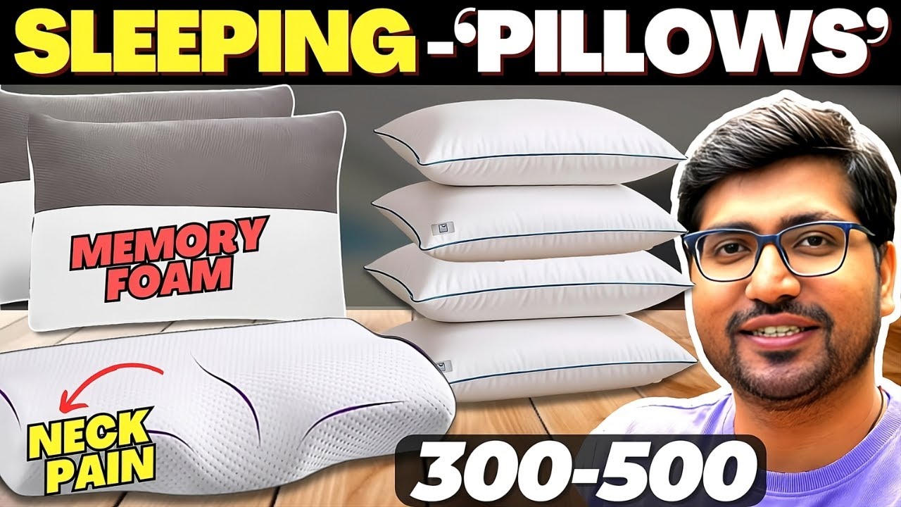 2026] Best Pillows For Sleeping In India🔥Best Memory Foam Pillow India🔥Cervical Pillow For Neck Pain