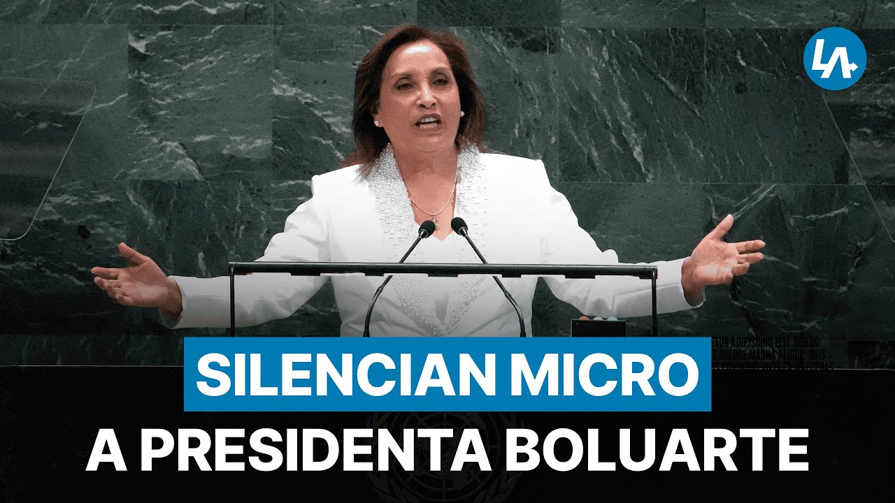 Dina Boluarte es ‘silenciada’ durante discurso en Asamblea General de la ONU