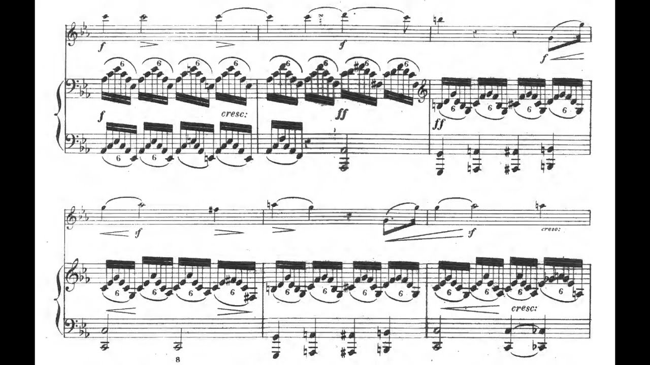 Henri Vieuxtemps, D&eacute;sespoir op. 7, Nr. 2, David Oistrach (Viol.) + first print