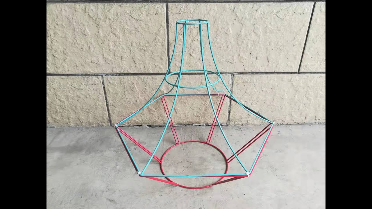 Wire lampshade production line