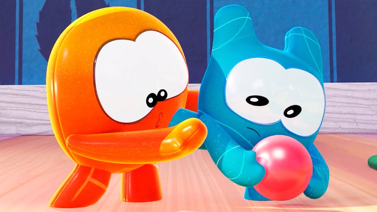 Playing with a Ball 🟢| BooMons colorful cartoons