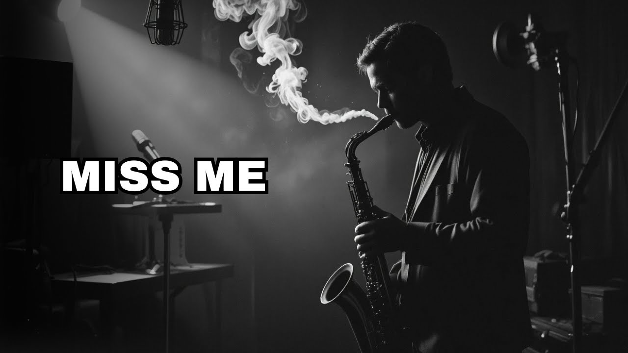 MISS ME – Slow Blues Jazz | Gritty Male Vocal & Saxophone | Late Night Blues