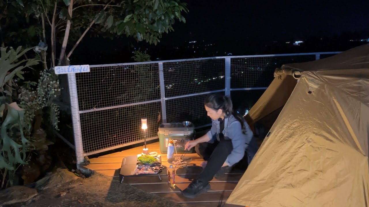 [29] ภูผาม่านหมอก เขายายเที่ยง ผู้หญิงแคมปิ้งคนเดียวหลังเลิกงาน บนเขาสัมผัสบรรยากาศหนาวเย็นอย่างฟิน