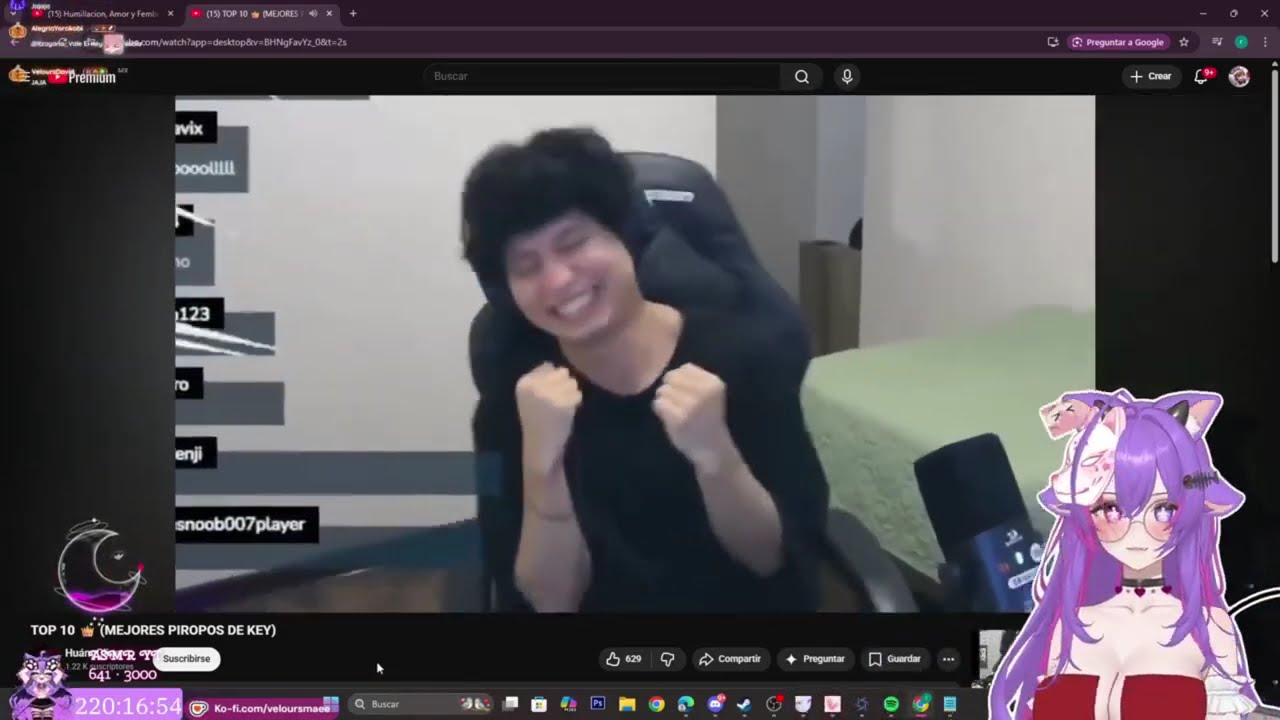 Veloursmaee reaccion al Top 10 piropos de keyboy
