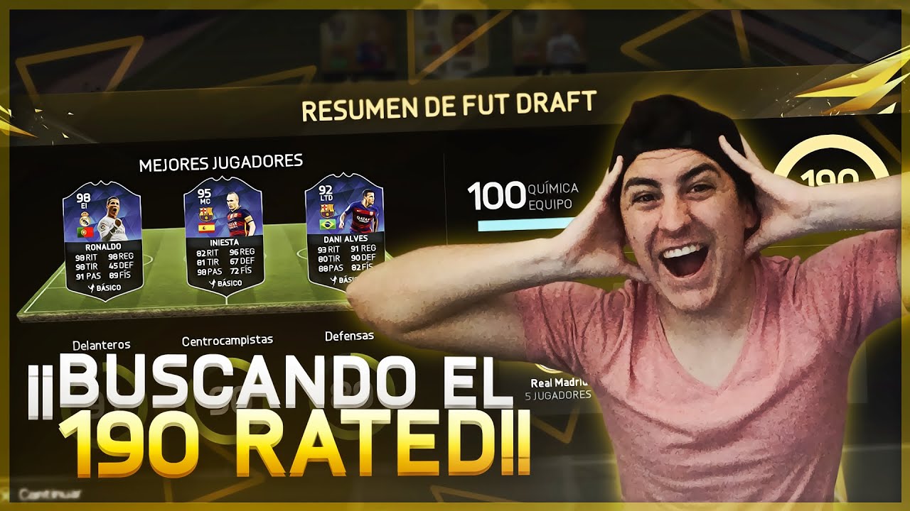 &iexcl;BUSCANDO EL FUT DRAFT 190 RATED con MiniBuyer! &iquest;Lo lograremos?