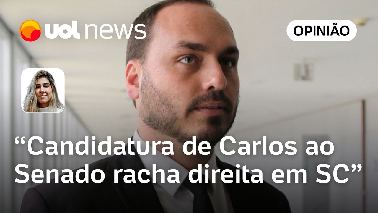Candidatura de Carlos Bolsonaro ao Senado racha&nbsp;direita&nbsp;em&nbsp;Santa Catarina | Let&iacute;cia Casado