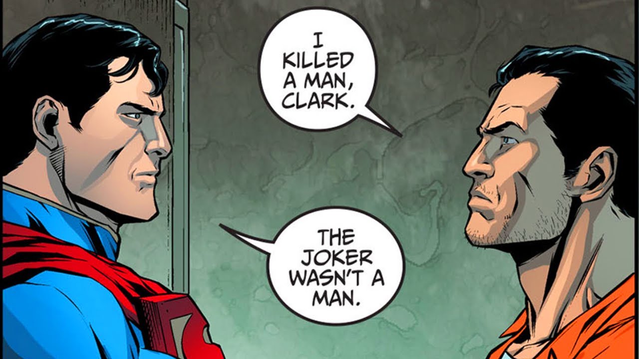 Superman visits Batman in Prison