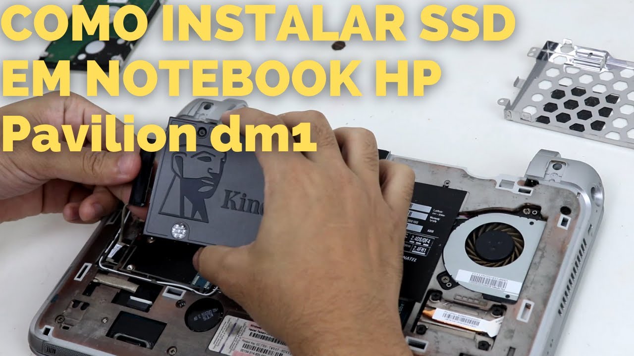 Como instalar SSD em Notebook HP Pavilion dm1 3250br dm1 3270br
