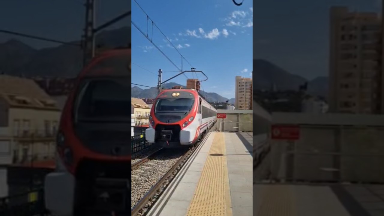 Train Renfe Civia to Torremolinos The Mighty Bull Awaits M&aacute;laga-Fuengirola Ride Bull Statue Steals