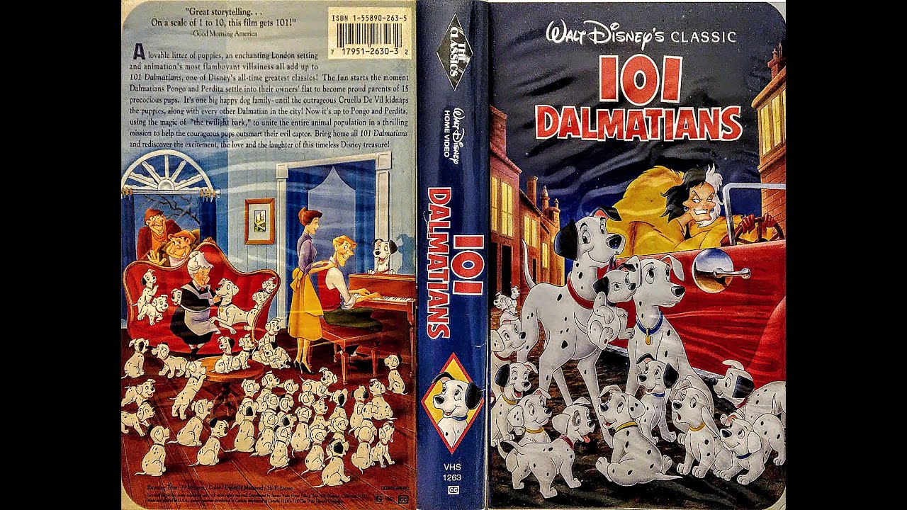 Opening to 101 Dalmatians 1992 VHS (Version #2)