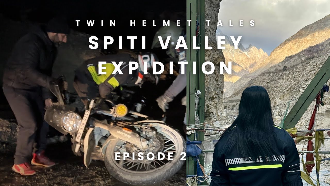 BIKE ACCIDENT IN SPITI | CHITKUL TO KAZA | EPISODE 2 | WINTER SPITI | BIKE RIDE | Himalayan 450