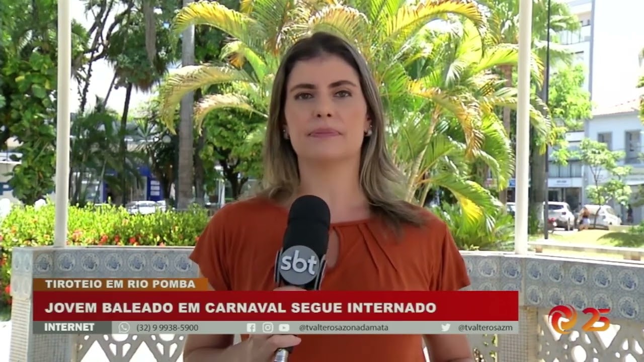 Jovem baleado em tiroteio em Rio Pomba segue internado