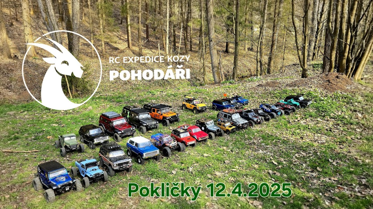 RC expedice kozy POHOD&Aacute;ŘI Pokličky 12.4.2025