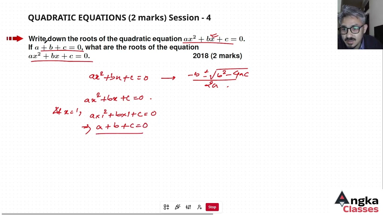Previous years' questions(2015-2025)BOSEM Class X Chapter- QUADRATIC EQUATIONS (2 marks) Session 4