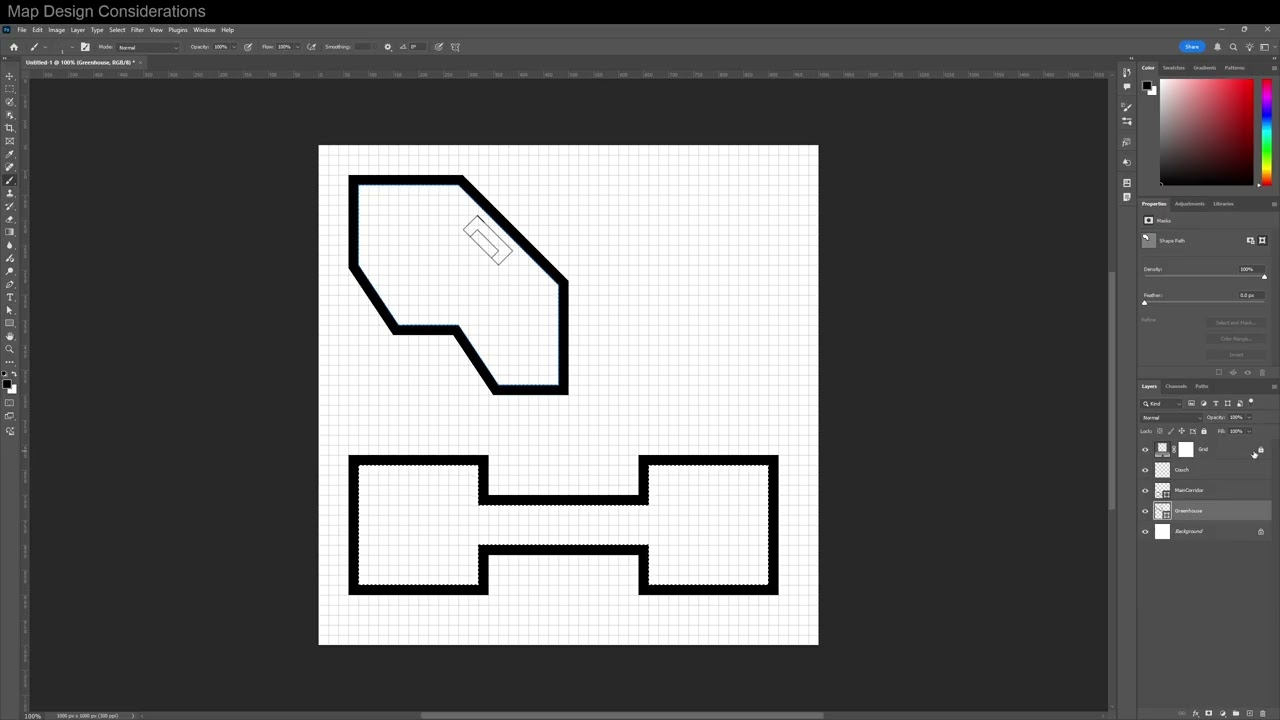 Map Design in Photoshop