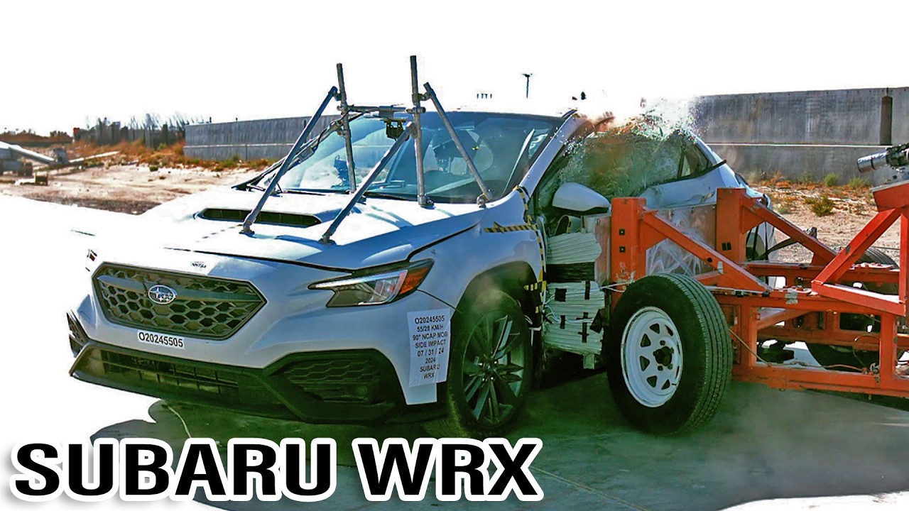 2025 SUBARU WRX - Crash test - Side pole, Side | ⋆⋆⋆⋆⋆ stars