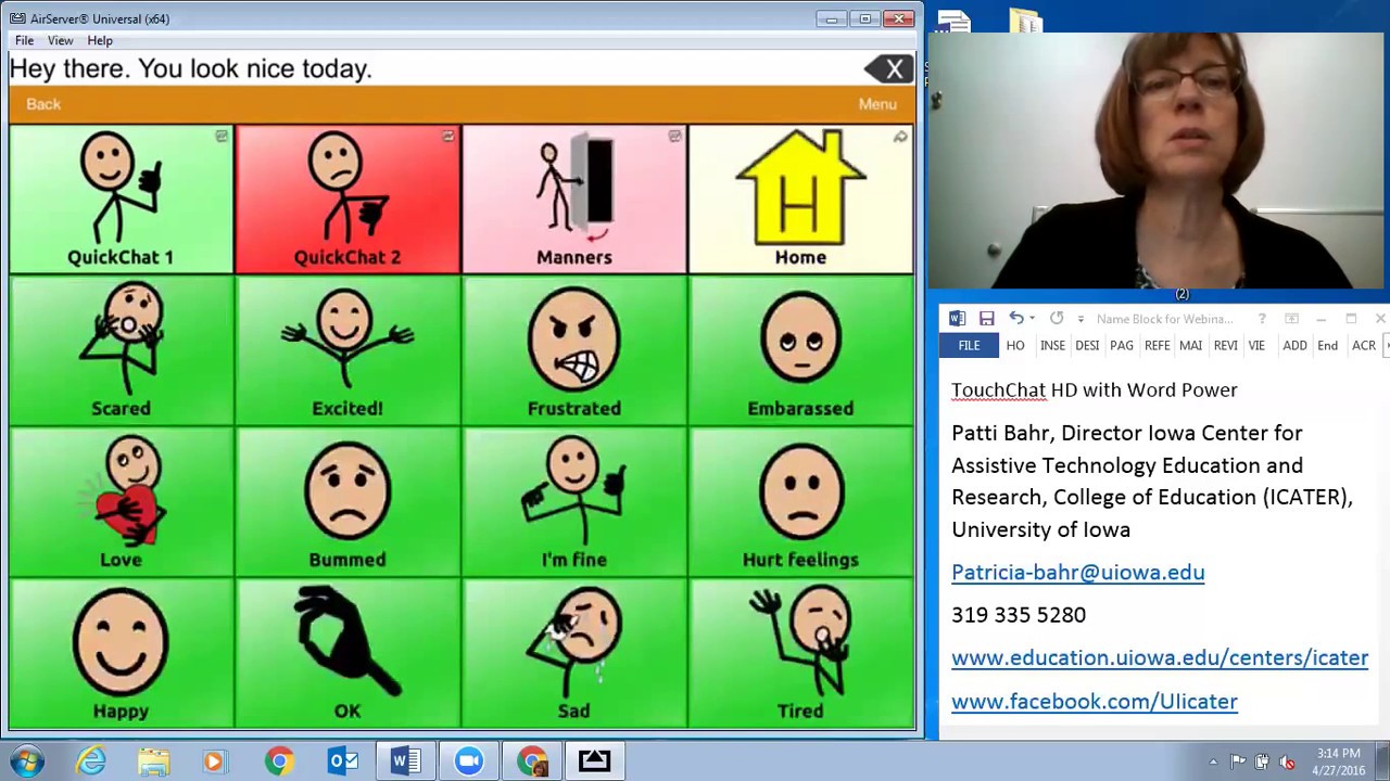 042716 TouchChatHD Webinar