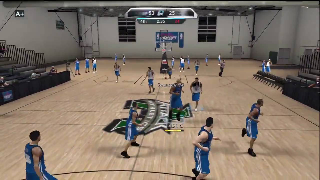NBA 2K10 Draft Combine - Gameplay of 7'5