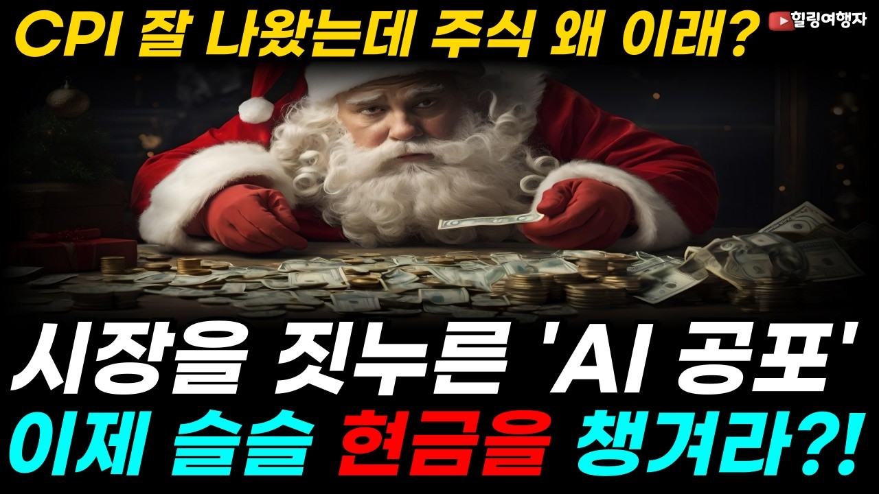 CPI 잘 나왔는데 증시는 왜 이래? 미국증시 시장을 짓누른 'AI 공포' 이제 슬슬 현금을 챙겨라?! 안 좋은 분위기에도 폭등한 무적의 업종은?