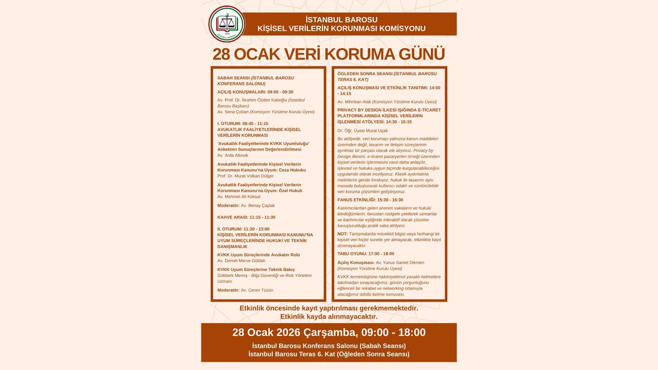 28 Ocak Veri Koruma G&uuml;n&uuml;