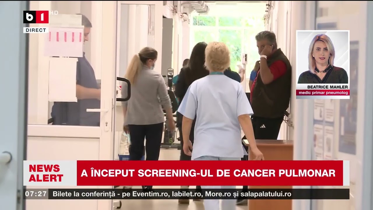 ÎNCEPE SCREENING-UL PENTRU DEPISTAREA CANCERULUI PULMONAR_Știri B1TV_14 mar. 2026