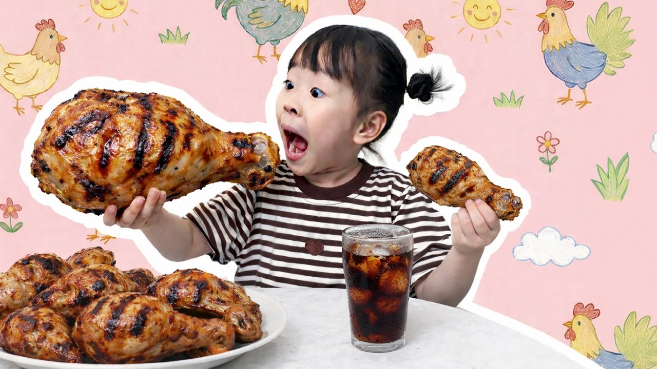 Một ngày của Sushi: Đi siêu thị cùng ba và làm đùi gà nướng.