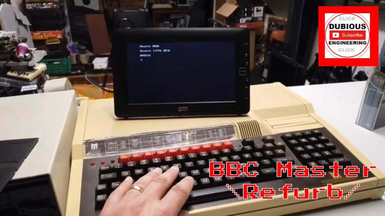DuB-EnG: BBC Master 128K Refurb, service and test, CMOS problems, keyboard not working, lets fix it!