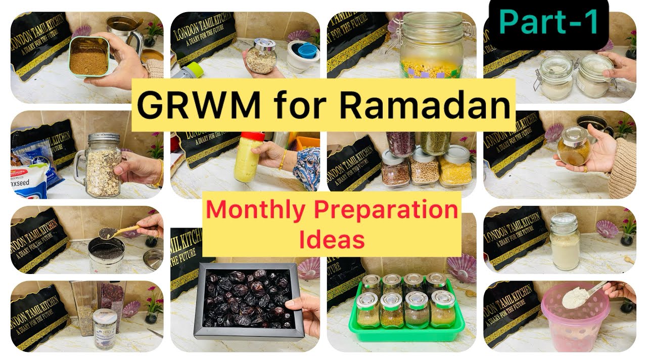 👉 GRWM for Ramadan 🌙 | Realistic Monthly Prep Routine#londontamilkitchen #ramadan