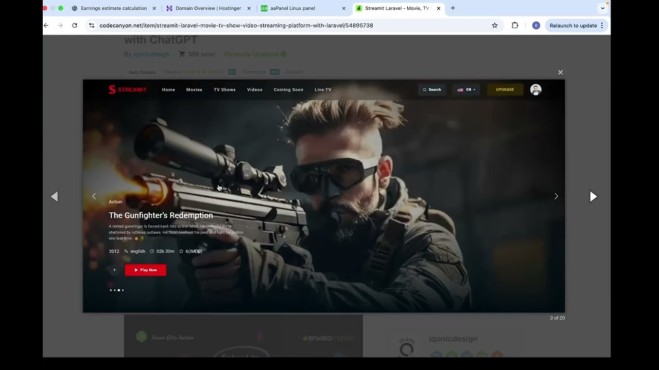 How to Deploy StreamIT (Codecanyon) &mdash; Full PHP Laravel Video Platform + Admin Panel Tutorial.