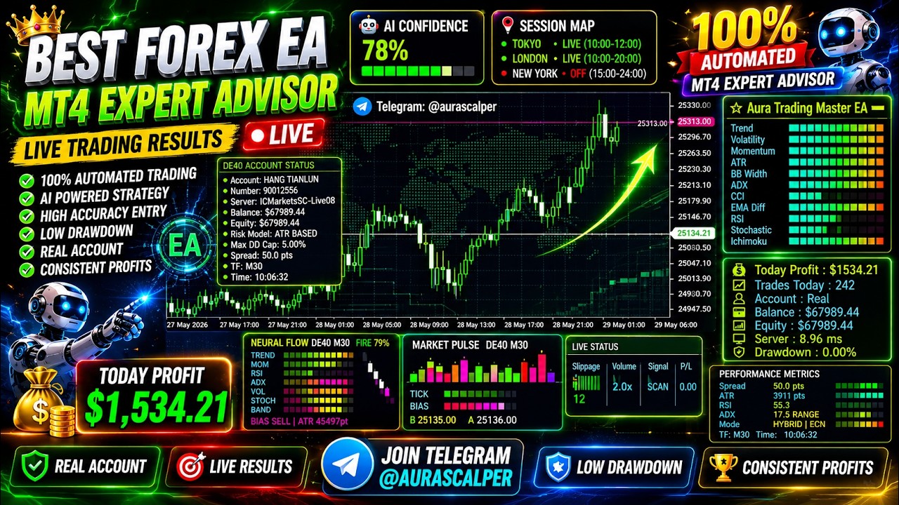 Best Forex EA 2026 🔥 Live Results