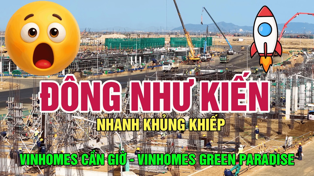TỐC ĐỘ NHANH KHỦNG KHIẾP của VINHOMES GREEN PARADISE CẦN GIỜ *Mê Vin Cần Giờ