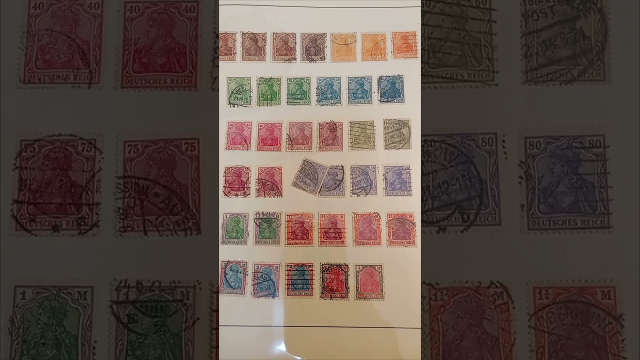 STAMPS OLD GERMANY BAVARIA REICH