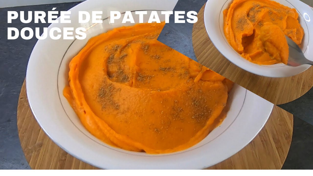 PURÉE DE PATATES DOUCES RECETTE