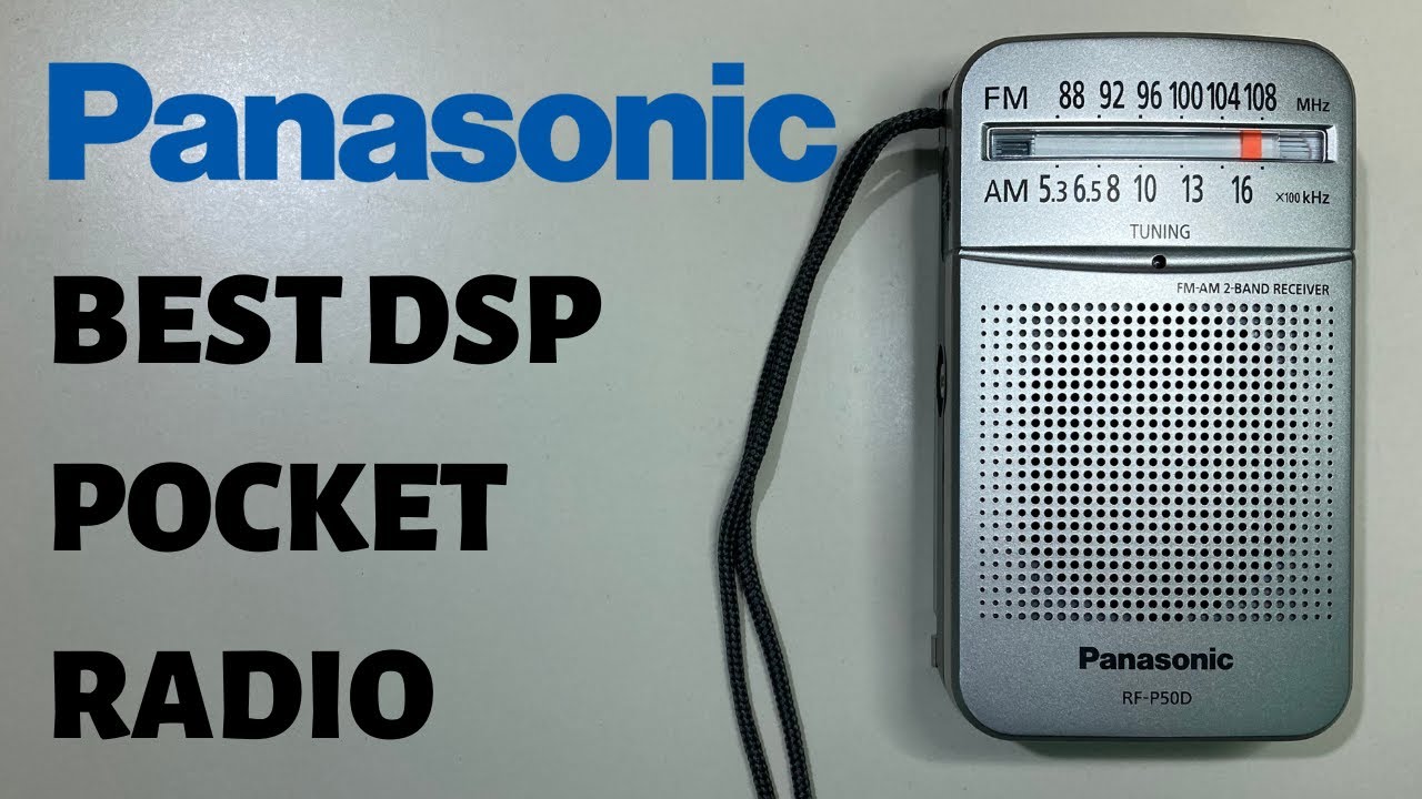 Panasonic RF-P50 AM FM Pocket Radio Unboxing and Review