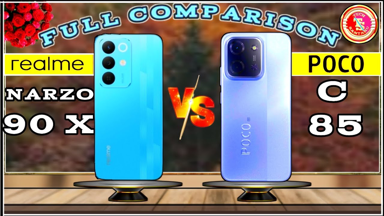 REALME NARZO 90 X (V/S) POCO C 85⚡FULL COMPARISON🔥TECH SANTANU : WHICH ONE BETTER ?