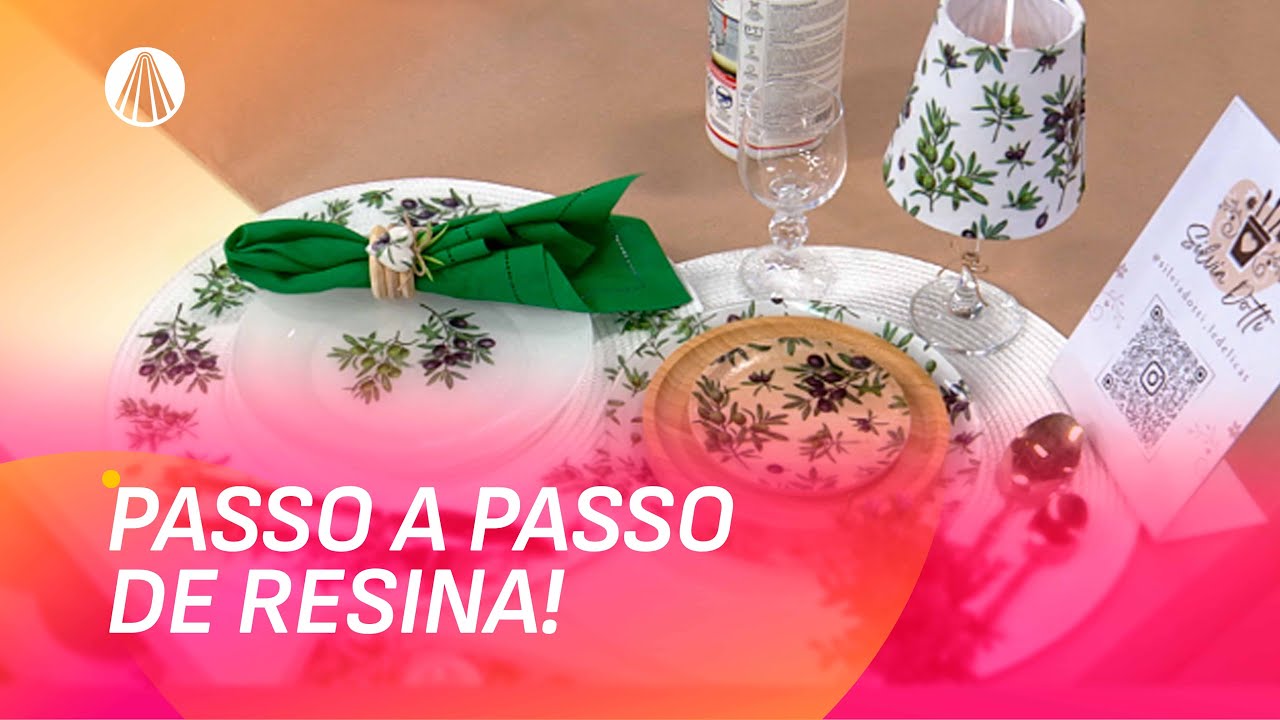 Aprenda fazer uma Mini Cúpula na Taça em decoupage com resina | Faça Você Mesmo